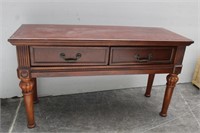 49" Cherry Hall Table w/Drawers