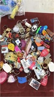 Collection of vintage keychains