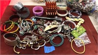 Collection of (150) assorted bracelets
