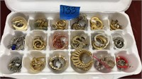 (48) pairs of assorted hoop earrings