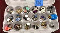 (36) pairs of assorted vintage clip on earrings