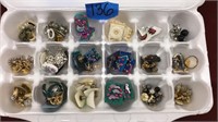 (50) pairs of assorted vintage post earrings