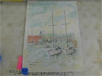 ANNAPOLIS HARBOR BY PERRY