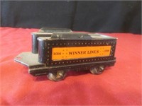 Unmarked #1016 O Gauge Tender Tin Litho