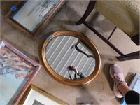 OVAL MIRROR, 24 IN TALL