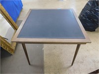 LEATHER TOP GAME TABLE