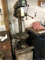 5 speed drill press, table model, swivels 41" tall