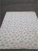 COLORFUL FLORAL QUILT - SOME DMG-65X72 INCHES