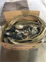 large box of misc wire