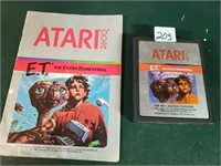 ATARI 2600 ET GAME AND INSTRUCTIONS