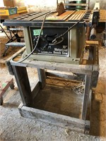 10" Delta bench saw on stand (works)
