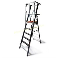 Little Giant $1,099 Retail Safety Ladder w/ Cage