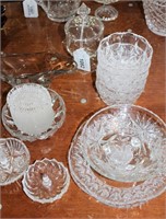 Group of Pressed Glass 27 Pcs.