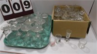 Box of Shot Glasses, Wine Glasses
