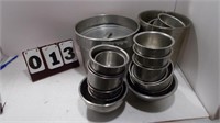 Several Pieces of Stainless Pots & Containers