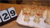 6 Utica Club Beer Glasses, others