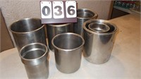 Several s/s Lugs, Containers 12 pieces