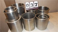 Several s/s Lugs, Containers 14 pcs