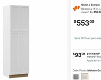 24x84x23.75 in. Pantry Kitchen Cabinet