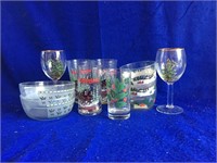 Misc Christmas Bowls and Glasses