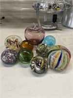 Paper Weights And Glass Balls