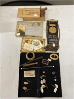 Jewelry, Post Cards, Assorted Items