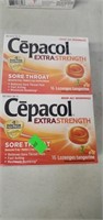4 pkgs Cepacol throat Lozenges (not expired) (16