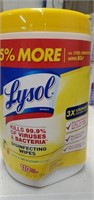 Lysol Wipes (smashed container but still good)