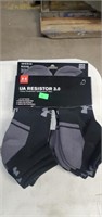 6 pack Under Armour  no show sock (black)