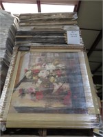 Pallet of 40 36x36 Assorted Frames and Artwork