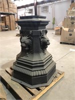 Cast Iron Lion Pedestal