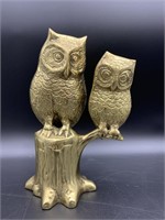 Vintage Brass Owls
