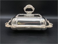 Vintage Silver Plate Entree Server with Cover