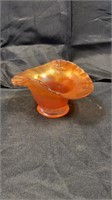 Vintage Orange Carnival Glass