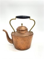 Vintage Portuguese Copper & Brass Kettle