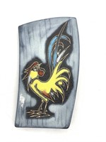 Mid Century Rooster Plaque