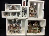 7pc Dept 56 Christmas Houses, Figurines & More