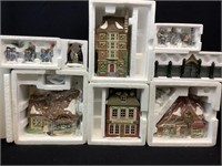 8pc Dept 56 Christmas Houses, Figurines & More