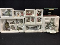 10pc Dept 56 Christmas Figurines & Accessories