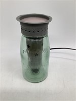 Mason Jar Wax Warmer with Light