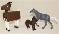 Assorted Lot. Horse Toys