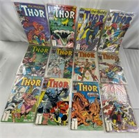 12 Vintage 1980's Thor Comics
