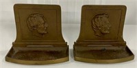 Henry Wray Brass Lincoln Bookends