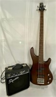 Cort Bass Guitar and Amp