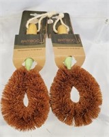 NEW Bamboo Multi-Purpose Scrub Brush - 2pk