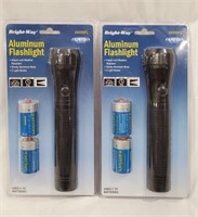 NEW Aluminum Flashlights - 2pk 5 AVAIL