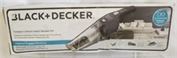 NEW Black & Decker Compact Lithium Hand Vacuum Kit