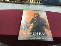 Braveheart Plak-It Movie Poster