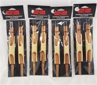 Joyce Chen Bamboo Chopsticks W/ Holders 4pk (3 Av)
