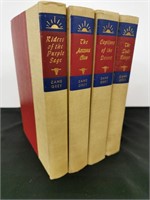 Vintage 1950's Hardcover Zane Grey Books